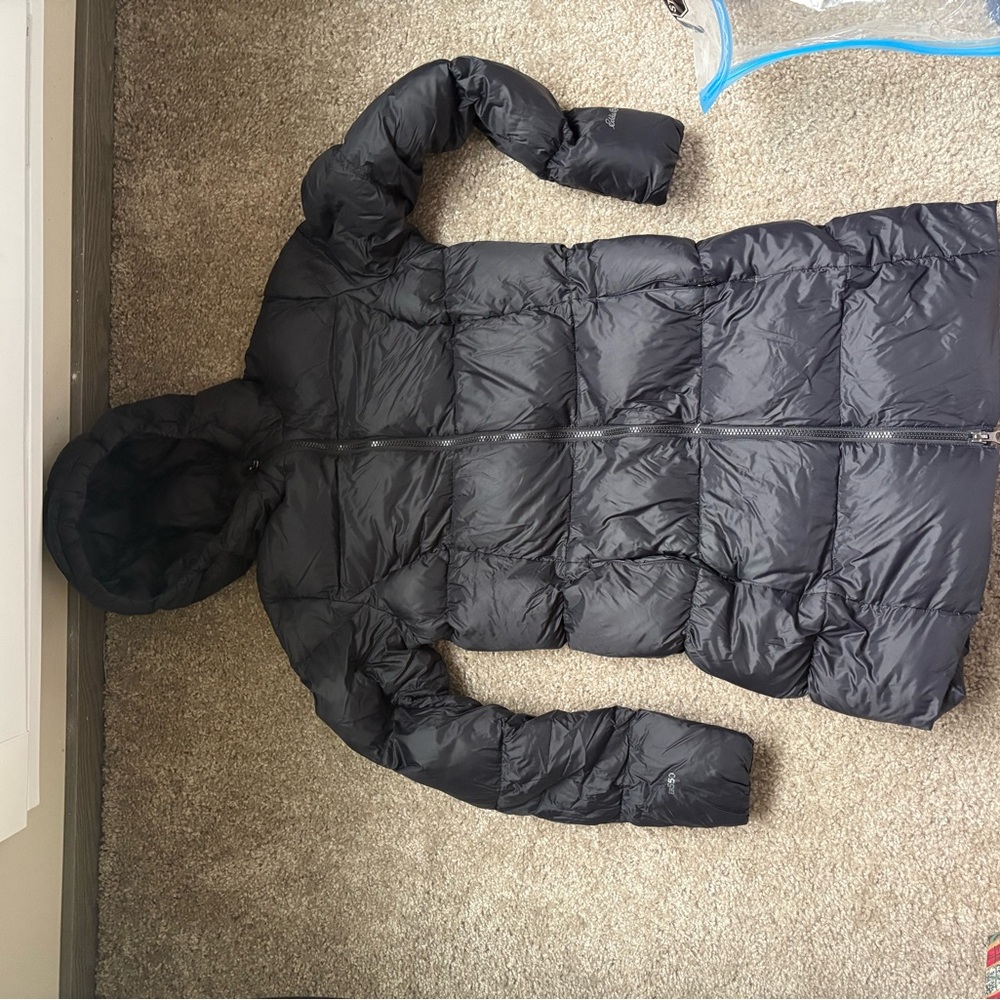Eddie Bauer Black Puffer Jacket with Hood